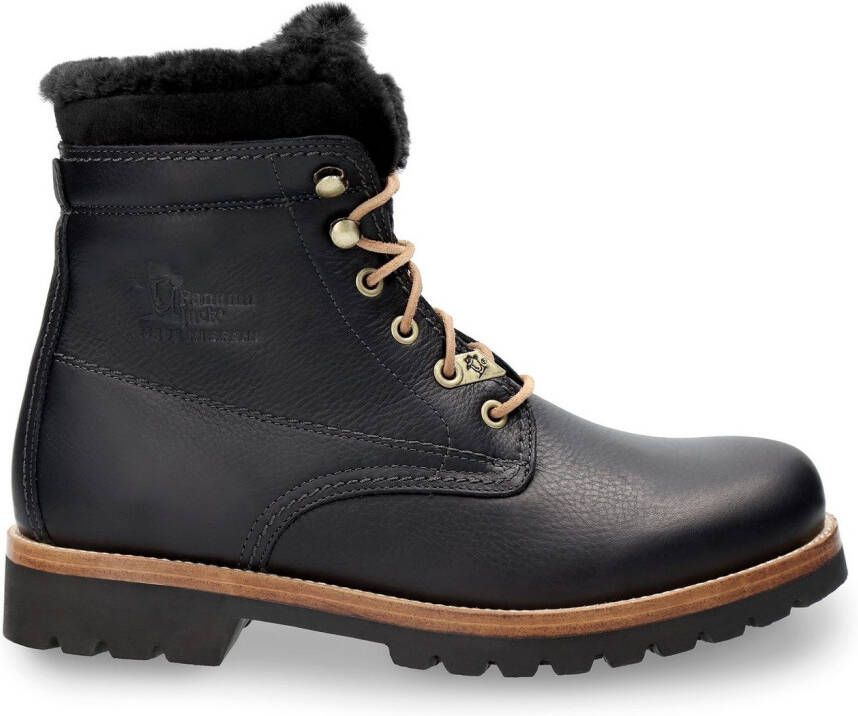 Panama Jack Winterlaarzen Aviator Igloo blokhak winterlaarsjes veterboots met logo-patch - Foto 10
