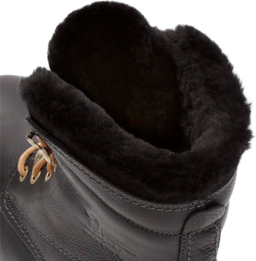 Panama Jack Winterlaarzen Aviator Igloo blokhak winterlaarsjes veterboots met logo-patch - Foto 7