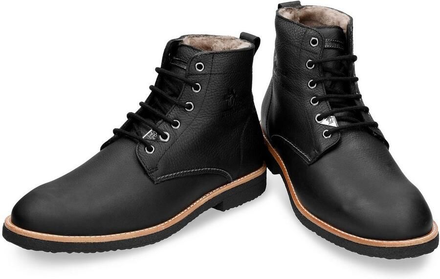 Panama Jack Winterlaarzen winterenkellaars veterboots outdoorschoen met contrasterende raamnaad - Foto 12