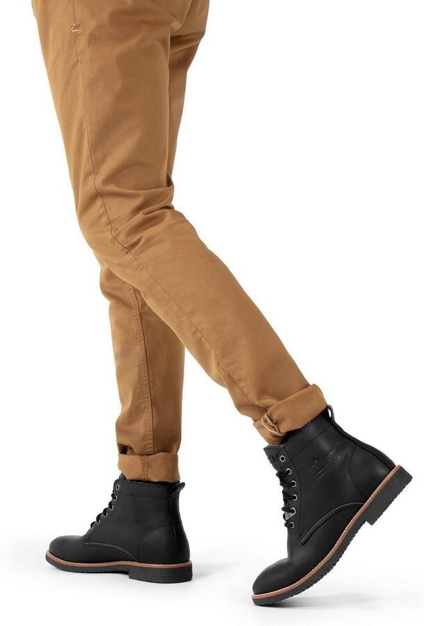 Panama Jack Winterlaarzen winterenkellaars veterboots outdoorschoen met contrasterende raamnaad - Foto 9