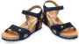 Panama Jack Julia Menorca B2 sandalen met sleehak blauw - Thumbnail 3