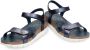 Panama Jack Platte Sandalen met Twee Banden Blue Dames - Thumbnail 3