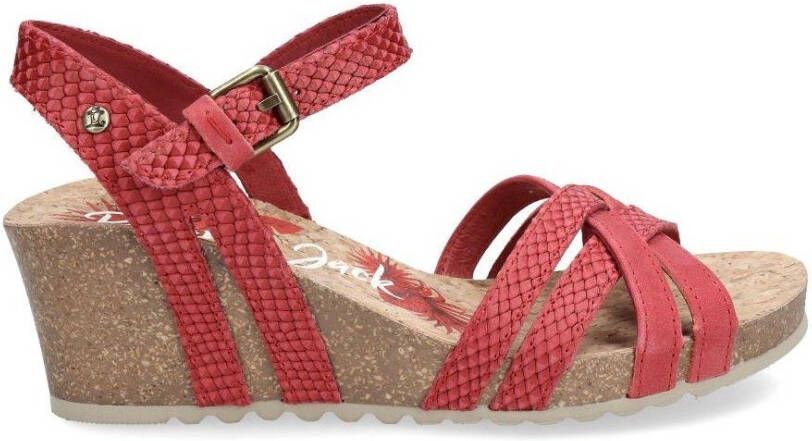 Panama Jack Sandaaltjes Vera Snake in reptiel-look
