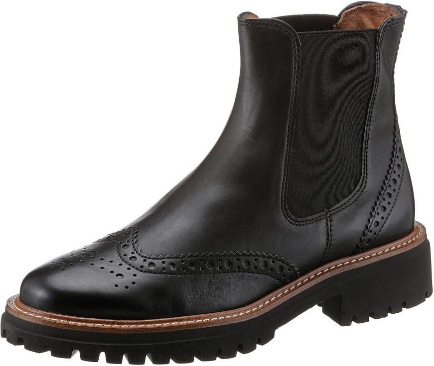 Paul Green Chelsea-boots met stretchinzet