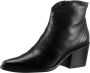 PAUL GREEN Enkellaarsjes Dames 8110 Maat: 39 Materiaal: Leer Kleur: Zwart - Thumbnail 4