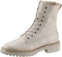 Paul Green Hoge veterschoenen met decoratieve stiksels - Thumbnail 1