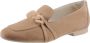 Paul Green Beige Suède Loafers met Ronde Neus Beige Dames - Thumbnail 4