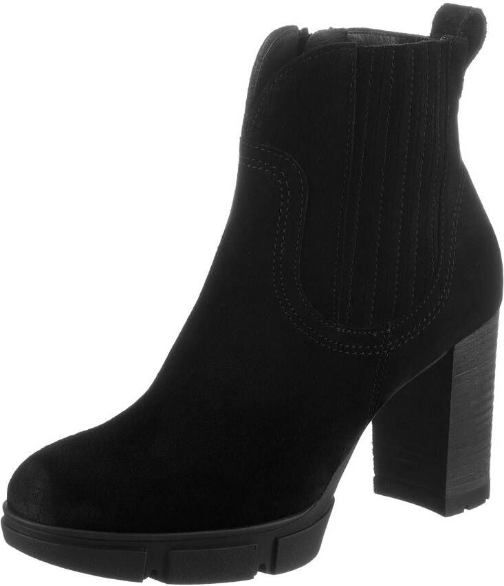 Paul Green 9033 Enkellaarsjes Enkelboots met rits Dames Zwart - Foto 6