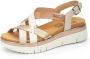 Pikolinos W4N-0650 ~~~~~~~~~~~~~~~~~~~~ Platte sandalenDames Sandalen Wit beige - Thumbnail 5