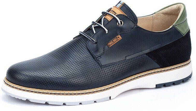 PIKOLINOS Veterschoenen Olvera met logo-patch vrijetijdsschoen lage schoen veterschoen