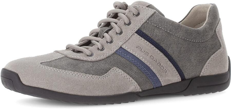 Pius Gabor Sneakers vrijetijdsschoen lage schoen veterschoen met logo wijdte g (=wijd)