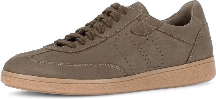 Pius Gabor Sneakers vrijetijdsschoen halfhoge schoen veterschoen met perforatiemotief wijdte g (=wijd)