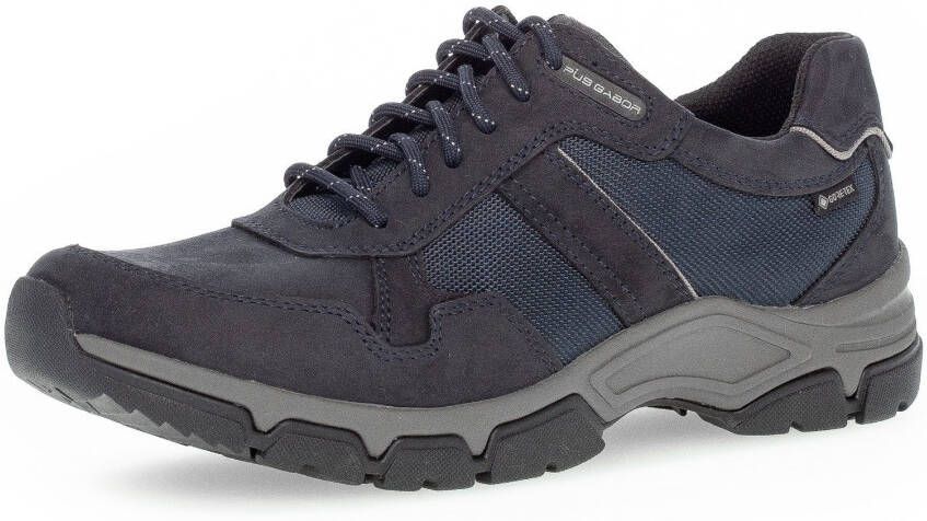 Pius Gabor Sneakers veterschoenen lage schoen vrijetijdsschoen met gore-tex breedte g