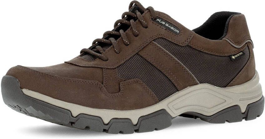 Pius Gabor Sneakers veterschoenen lage schoen vrijetijdsschoen met gore-tex breedte g