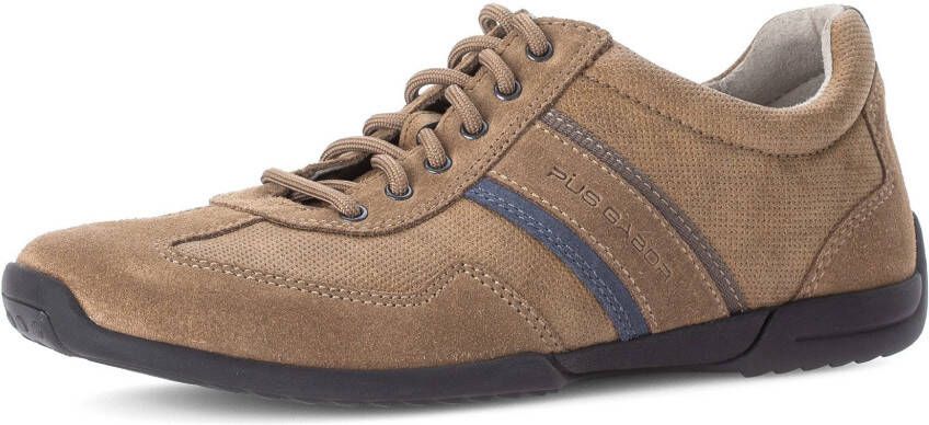 Pius Gabor Sneakers vrijetijdsschoen lage schoen veterschoen met logo breedte g (=breed)