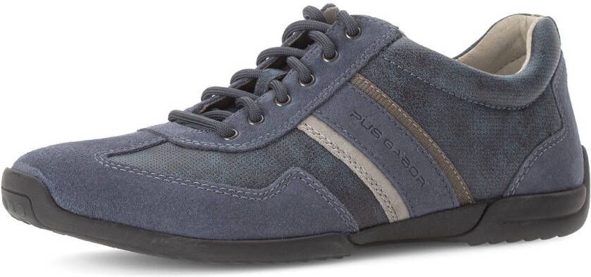 Pius Gabor Sneakers vrijetijdsschoen lage schoen veterschoen met logo breedte g (=breed)