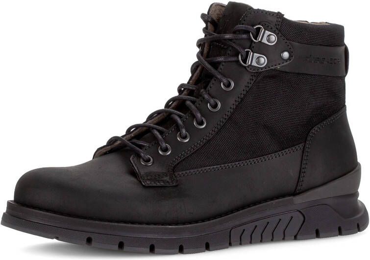 Pius Gabor Veterschoenen herfstlaarzen outdoorschoen met oogjes comfortabele wijdte g (= wijd)