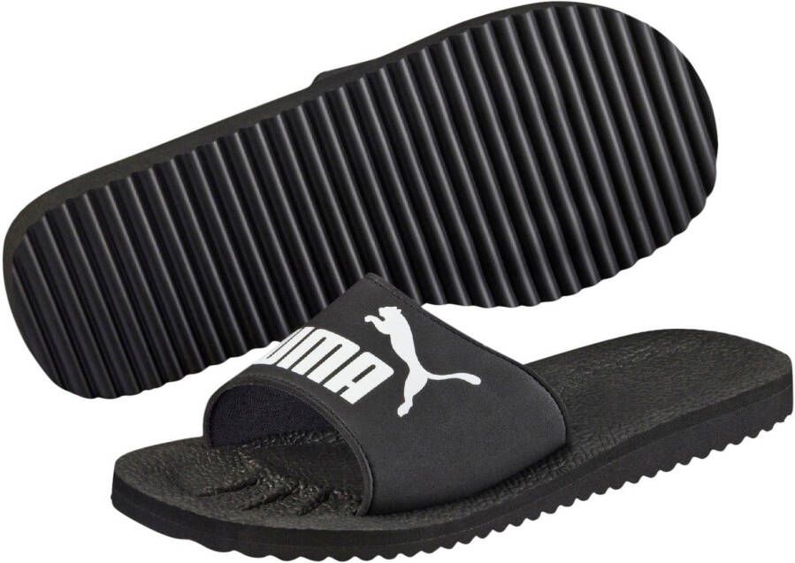 PUMA PureCat Slippers Unisex Zwart Wit - Foto 3