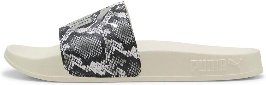 Puma Leadcat 2.0 Snake Chic badslippers slangenprint ecru zilver - Foto 5