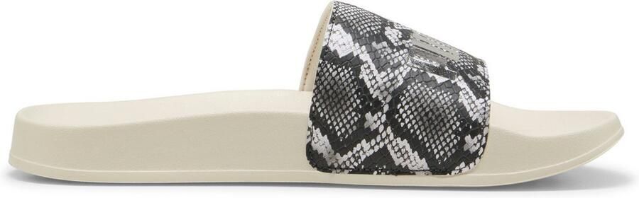 Puma Leadcat 2.0 Snake Chic badslippers slangenprint ecru zilver - Foto 6