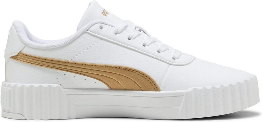 Puma Carina 3.0 Aqua Metallics sneakers wit zand goud - Foto 3