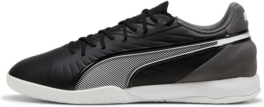 Puma Kin Match senior zaalvoetbalschoenen zwart wit antraciet - Foto 6