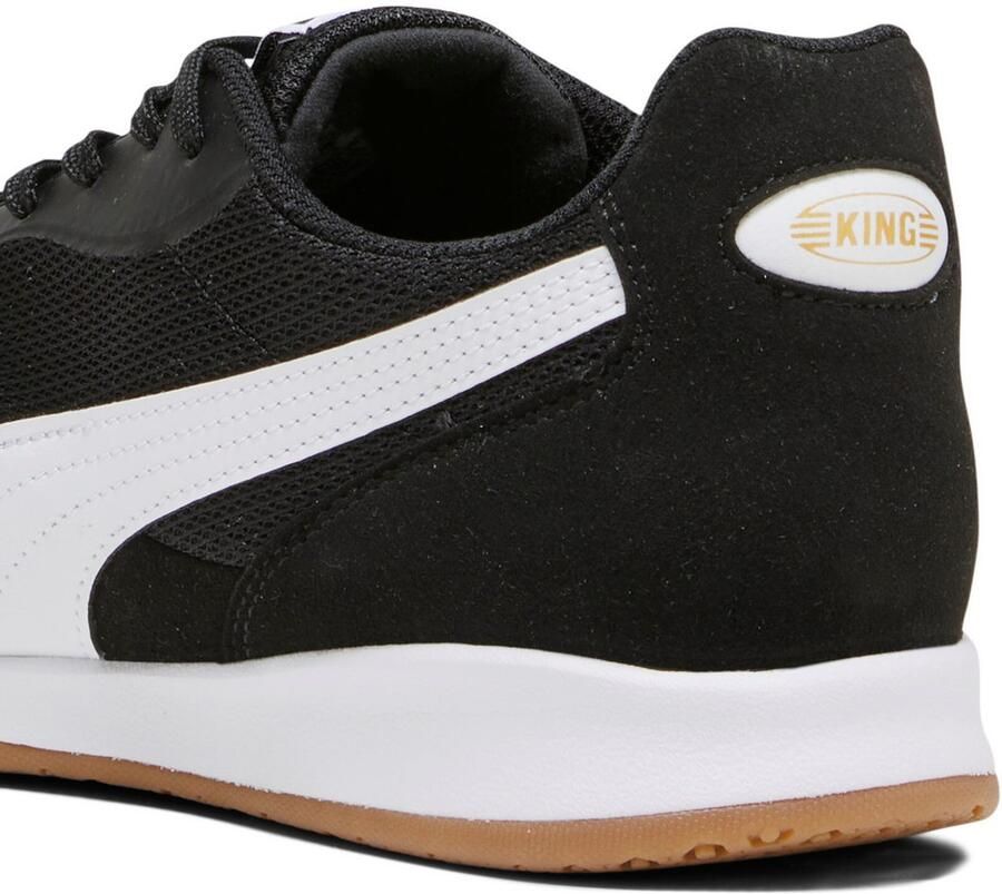 PUMA KING TOP IT Unisex Sportschoenen Black- White- Gold