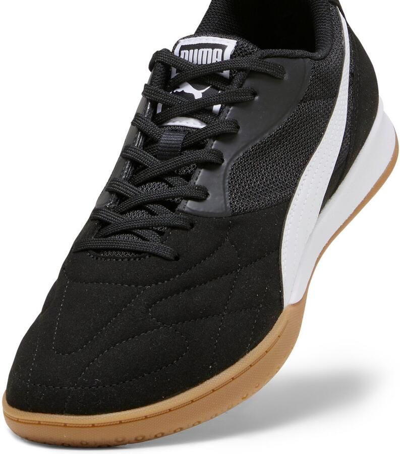 PUMA KING TOP IT Unisex Sportschoenen Black- White- Gold - Foto 2