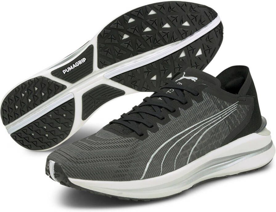 Puma electrify nitro hardloopschoenen zwart wit heren - Foto 2