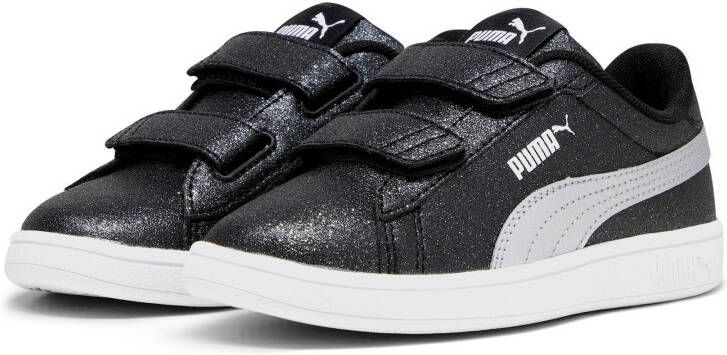 PUMA Smash 3.0 Glitz Glam V PS Sneakers Black- Silver- White - Foto 2