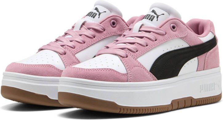 PUMA Rebound Femme Low SD Dames Sneakers White- Black-Poised Pink - Foto 4
