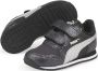 PUMA Peuters Cabana Racer Glitz V PS Inf Sneaker Schoenen Zwart Zilver - Thumbnail 2
