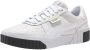 PUMA Cali Wn's Lage sneakers Leren Sneaker Dames Wit - Thumbnail 3