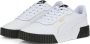 PUMA Carina 2.0 Dames Sneakers White- White-Goud- Black - Thumbnail 4