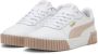 PUMA Carina 2.0 Dames Sneakers White-Rose Quartz- Gold - Thumbnail 2
