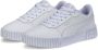Puma Carina 2.0 sneakers wit Jongens Meisjes Imitatieleer Effen 28 - Thumbnail 4