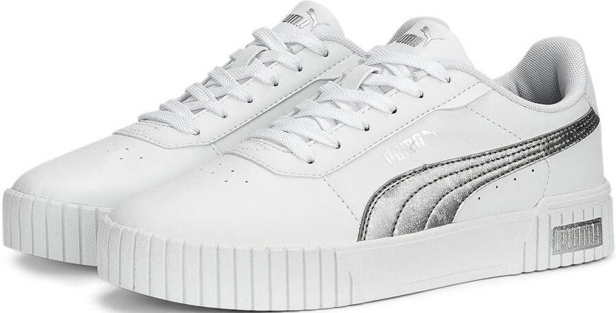 PUMA Carina 2.0 Space Met Dames Sneakers White MatteSilver Silver - Foto 4