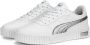 PUMA Carina 2.0 Space Met Dames Sneakers White MatteSilver Silver - Thumbnail 2