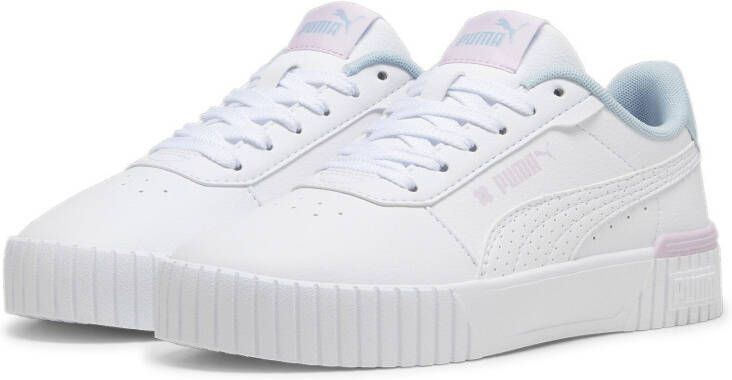 Puma Carina 2.0 Tropical sneakers wit lichtblauw lila Imitatieleer 35.5 - Foto 6