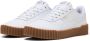 PUMA Carina 3.0 Dames Sneakers White- Gold-Gum - Thumbnail 4