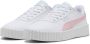 PUMA Carina 3.0 Blurry Dreams Jr Sneakers White-Rose Mauve-Cool Weather - Thumbnail 4