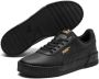 PUMA Carina L leren damessneakerschoenen 370325 08 Zwart-goud - Thumbnail 2