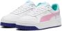 Puma Carina Street sneakers wit roze mintgroen Meisjes Leer Meerkleurig 35.5 - Thumbnail 6
