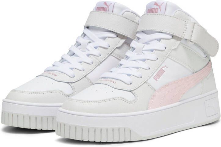 PUMA Carina Street Mid Dames Sneakers White-Frosty Pink-Feather Gray - Foto 5