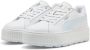 PUMA Karmen L Dames Sneakers White-Dewdrop- Silver - Thumbnail 2