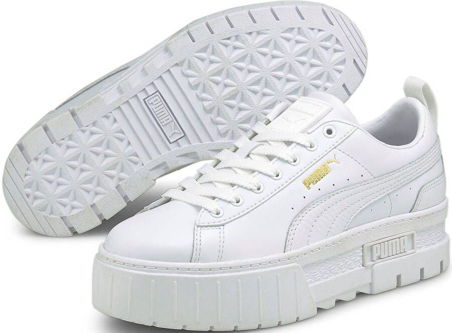 Puma Mayze Lth Wn´s Fashion sneakers Schoenen white maat: 42 beschikbare maaten:37.5 36 38.5 39 40.5 41 42 - Foto 4