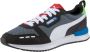 Puma R78 sneakers antraciet wit zwart rood blauw - Thumbnail 4