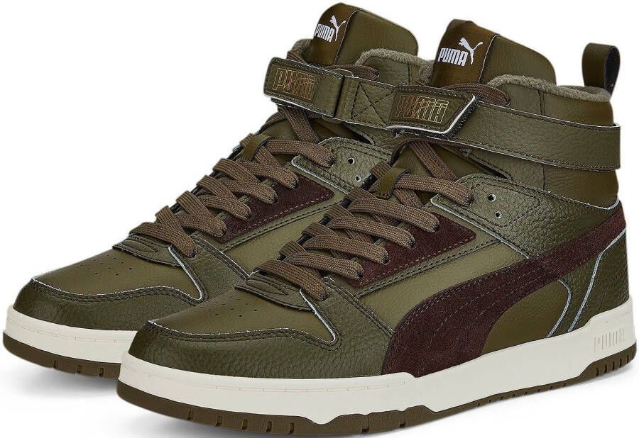 PUMA RBD Game WTR Unisex Sneakers Deep Olive-Dark Chocolate- Team Gold - Foto 4