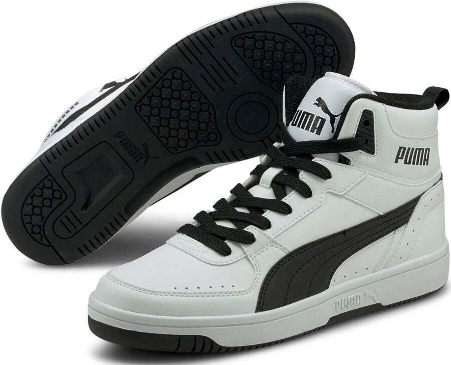 PUMA Rebound JOY Unisex Sneakers Dark Shadow- Black- White - Foto 7