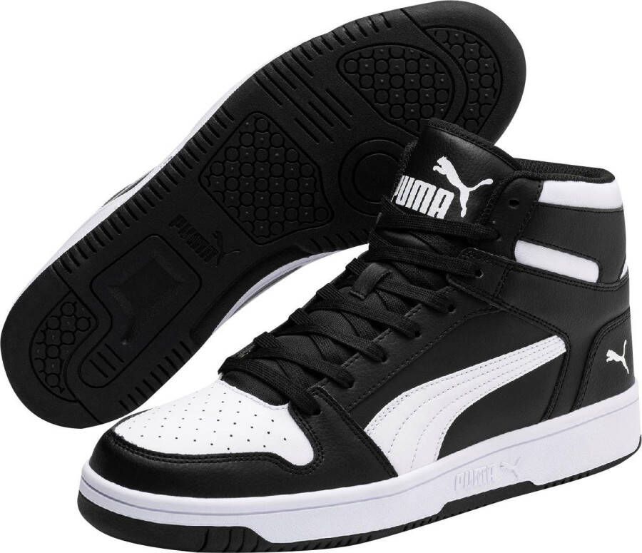 PUMA Rebound LayUp SL Sneakers Unisex Black- White - Foto 2